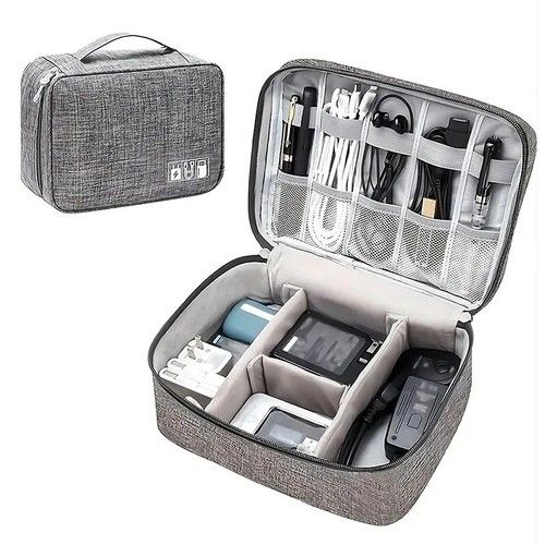 Travel cable organizer bag - organizer,