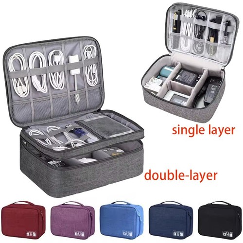 Travel cable organizer bag - travel,