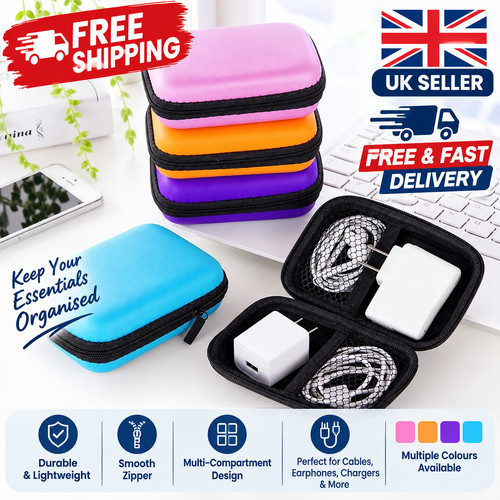 Travel cable organizer zipper - cable,