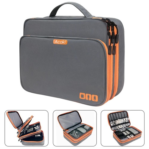 Travel cable organizer bag - travel,