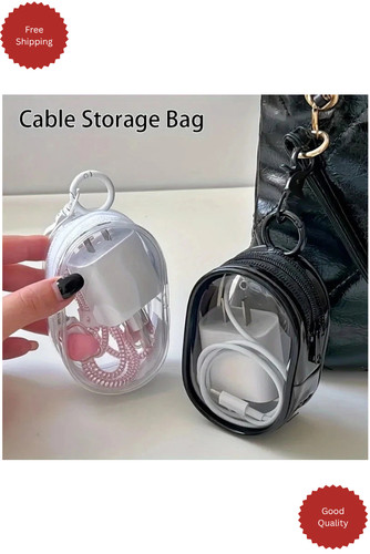 Mini clear zipper - storage, bag