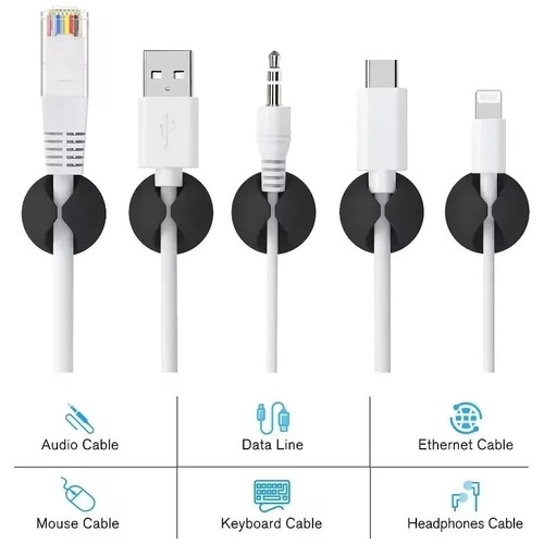 Lot mini cable tidy - 5x,