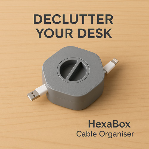 Desk cable organiser - cable, usb