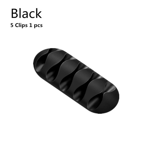 Silicone usb cable clip - silicone, winder