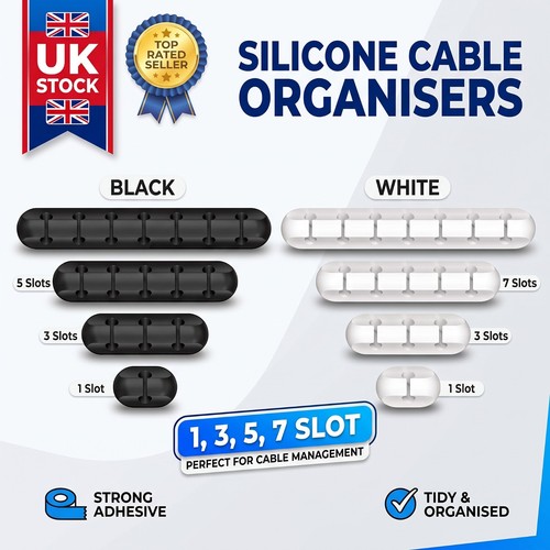 Silicone usb cable holder desk - cable,