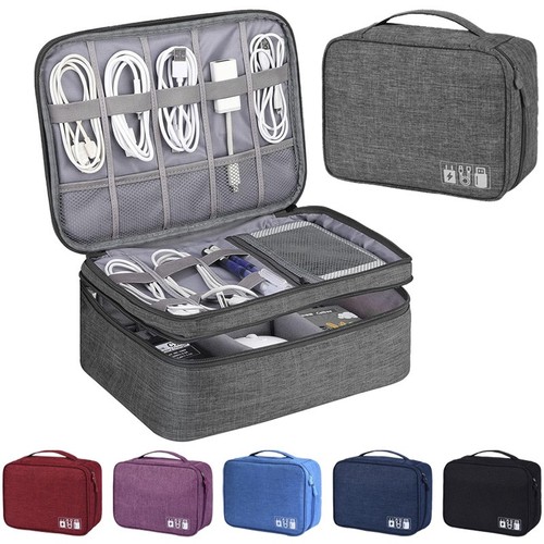 Travel cable organizer bag - cable,