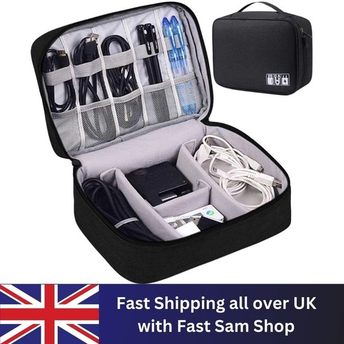 Travel cable organizer bag - travel,