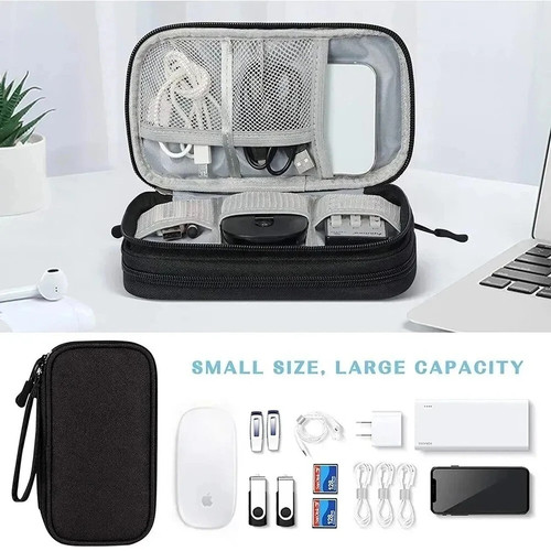 Travel cable organizer bag - organizer,